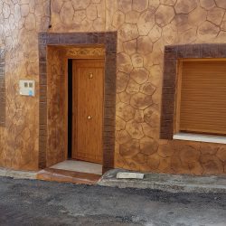 Dark Brown Light Brown Wall Concrete